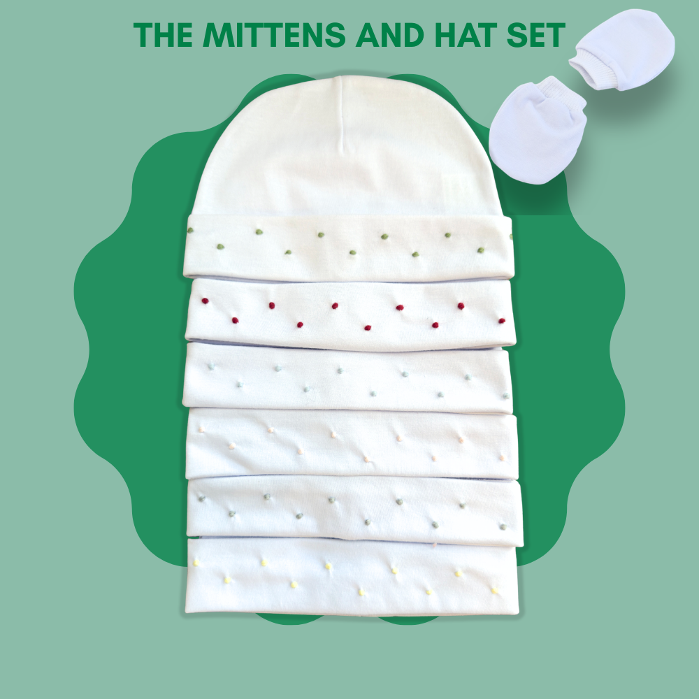 The Mittens and Hat set