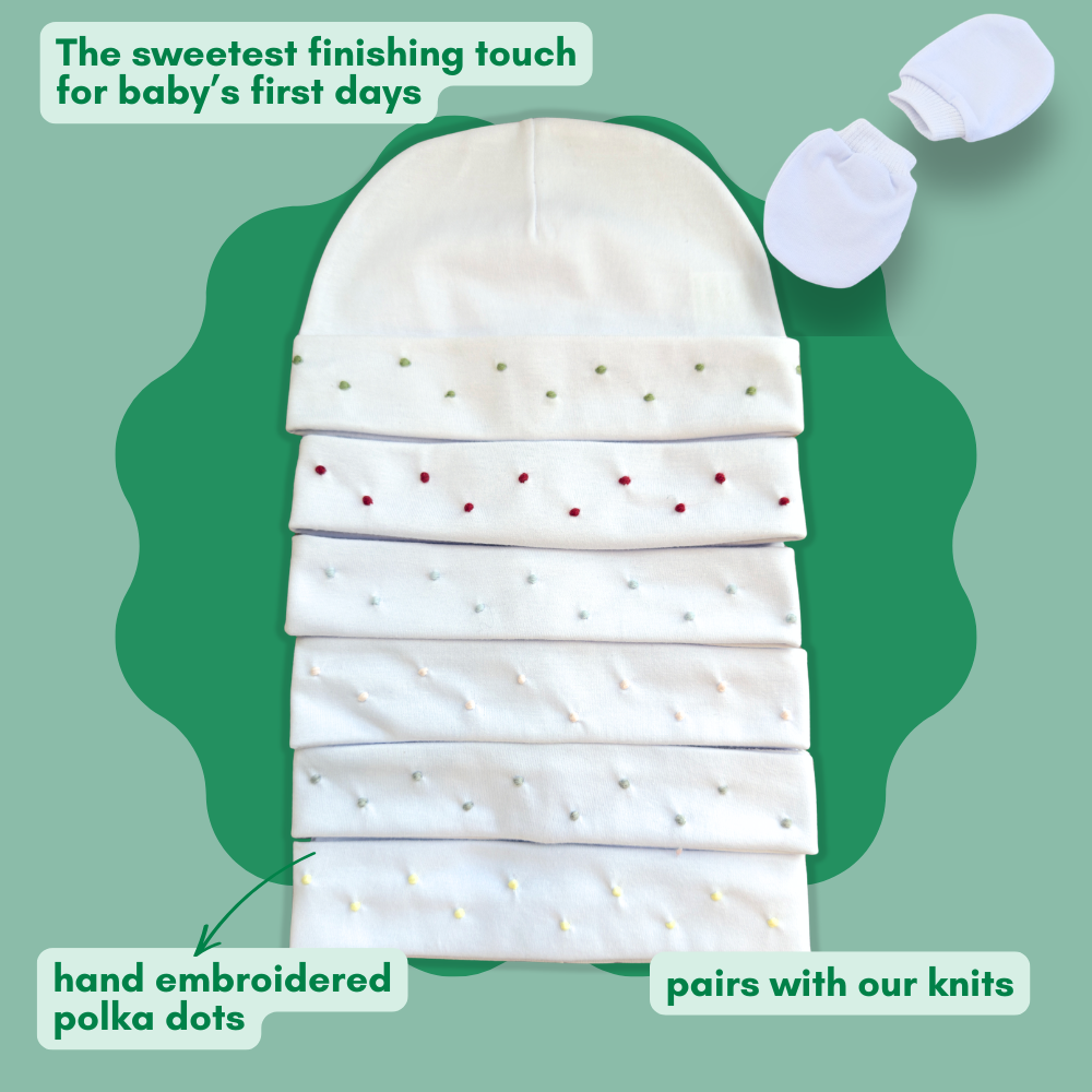The Mittens and Hat set
