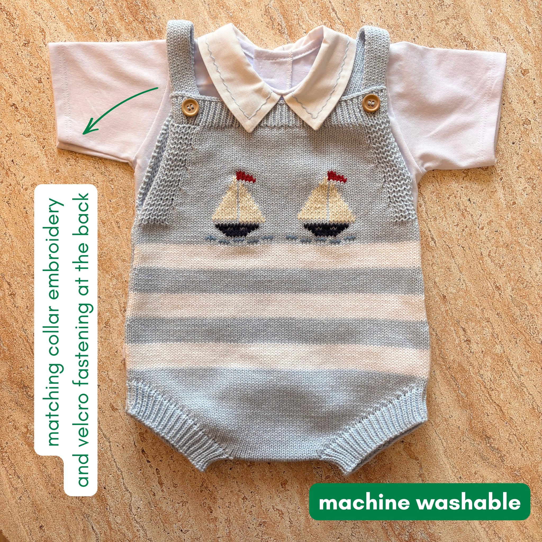 The Sailboats Short Sleeved Set