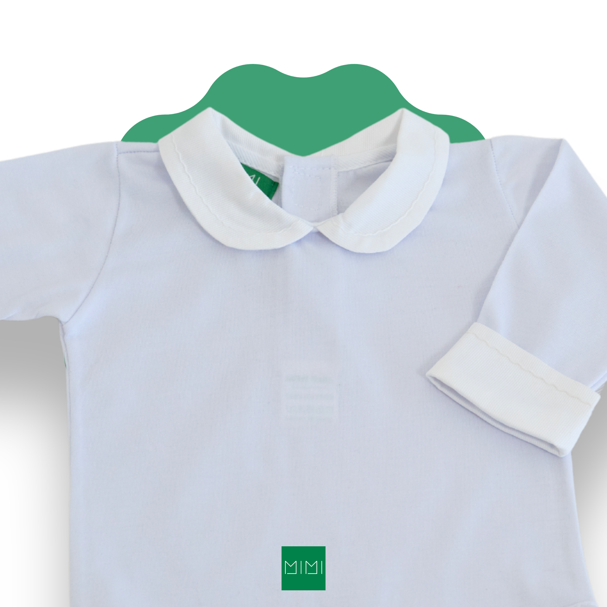 Classic Hand Embroidered Long Sleeved Onesie/Bodysuit