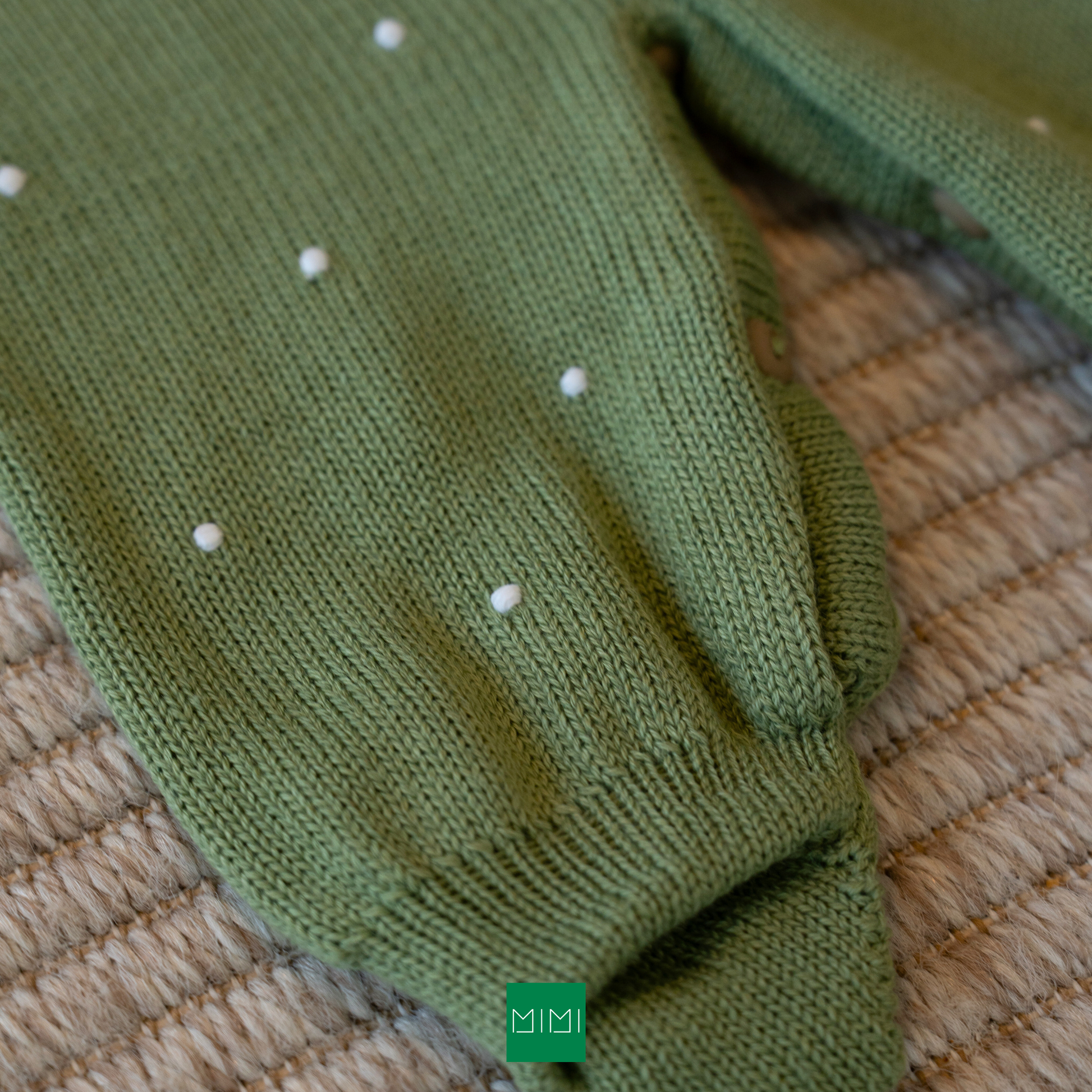 Classic Polka Dot Knit Romper