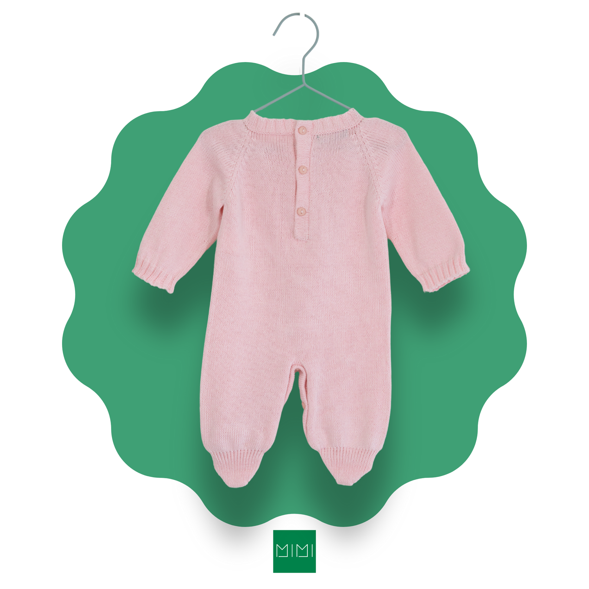 Classic Polka Dot Knit Romper